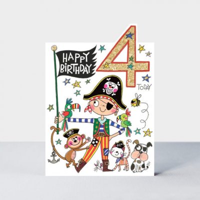 Age 4 Pirate (6-pack)